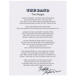 The Band: Robbie Robertson