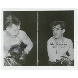 Tony Zale and Rocky Graziano