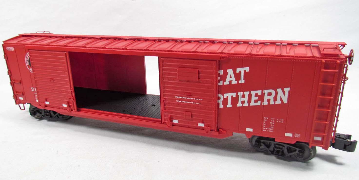 Lionel Great Northern Double Door Boxcar W End Doors Train Car In Orig Box