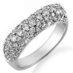 Natural 1.25 ctw Diamond Ring 14K White Gold
