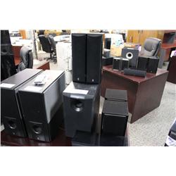 YAMAHA HOME THEATRE SPEAKER SYSTEM COMPLETE WITH 6