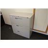 Image 1 : GREY 3 DRW. LATERAL FILE CABINET