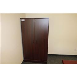 MAHOGANY 2 DR. STORAGE CABINET