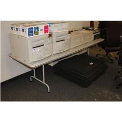 GREY 8' FOLDING TABLE