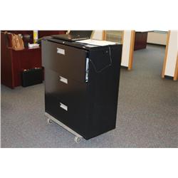 BLACK 3 DRW. LATERAL FILE CABINET