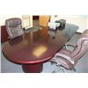 Image 1 : MAHOGANY 10' BOARDROOM TABLE