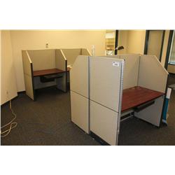 4 PERSON TELEMARKETING STATION AND CONTENTS OF