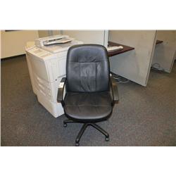 BLACK TELEMARKETING CHAIR