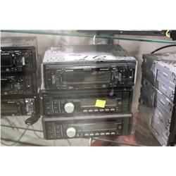 3 CLARION CAR STEREOS
