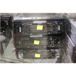 3 CLARION CAR STEREOS
