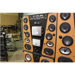 RETAIL DISPLAY WITH STEREO EQUIPMENT & SPEAKERS