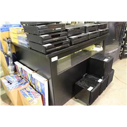 BLACK RECEPTION COUNTER