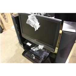 SEANIX TELEVISION WITH YAMAHA DISC PLAYER & STAND