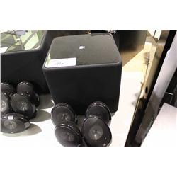 KEF SPEAKER SYSTEM WITH SUBWOOFER