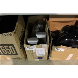 BOX OF ASSORTED SPEAKERS