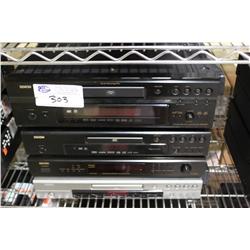 4 PIECES OF DENON EQUIPMENT