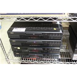 4 DENON DVD PLAYERS
