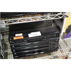 5 PANASONIC DVD PLAYERS