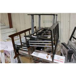 PALLET OF TV STEREO STANDS