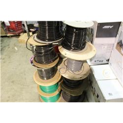 9 REELS OF SPEAKER WIRE