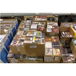 PALLET OF MUSIC CD'S