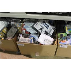 BOX OF ASSORTED STEREO EQUIPMENT