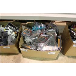 BOX OF ASSORTED STEREO EQUIPMENT