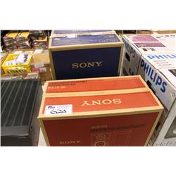 SONY MINI SYSTEM WITH BOOKSHELF SPEAKERS