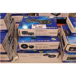 4 PAIRS OF CLARION SPEAKERS