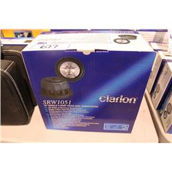 CLARION SRW105110" SUBWOOFER