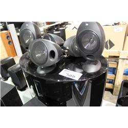 KEF SPEAKER SYSTEM WITH A LARGE SUBWOOFER