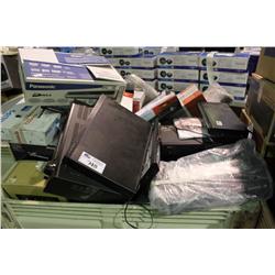 ASSORTED ELECTRONICS ETC IN BIN *BIN NO GO