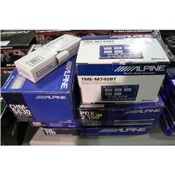 ASSORTED ALPINE CAR STEREO EQUIPMENT