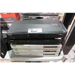 5 ONKYO DVD PLAYERS