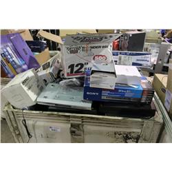 BIN OF ASSORTED ELECTRONICS