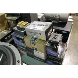 STACK OF ASSORTED ELECTRONICS