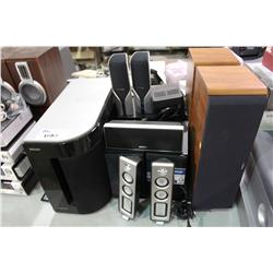 ASSORTED SPEAKERS ETC