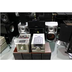 JVC & PANASONIC BOOKSHELF STEREOS