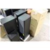Image 2 : ASSORTMENT OF TOWER SPEAKERS
