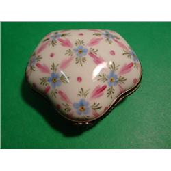 French hand painted Limoges box signed by artist
