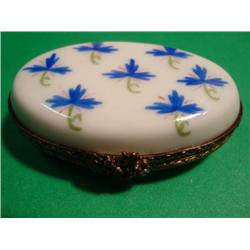 French hand painted Limoges box signed by artist