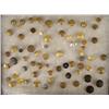 Image 1 : COLLECTION OF 60+ BUTTONS CIVIL WAR TO WWII IN RI MOUNT