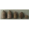 Image 1 : CONFEDERATE AND UNION 5 ORIGINAL CIVIL WAR BULLETS