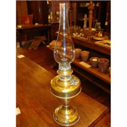 Antique French oil Lamp made of brass circa 1860