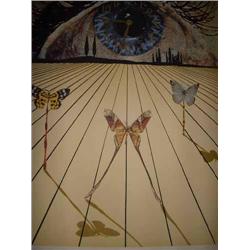 Eye and the Butterfly-Dali- Signed and Numbered