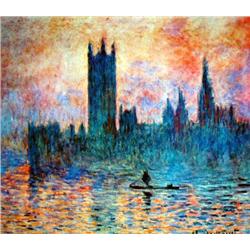 HousesofParlimentBy MonetNumberedGiclee17x22 1/2 Canvas