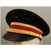 Image 1 : VINTAGE ARMY OFFICERS GRADE VISOR HAT-GOLD BRAID 7 CHIN