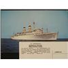 Image 3 : 7 VINTAGE SHIP POSTCARDS W/GERMAN LINER T.S. BREMEN