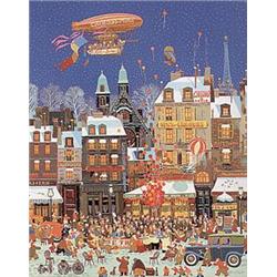 Overture D'un Cafe by Yamagata Signed Serigraph