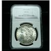 Image 1 : NGC 1899-o Morgan Dollar Graded Choice Uncirculated ms64  NGC